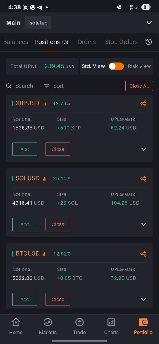 Feedback from trader 3