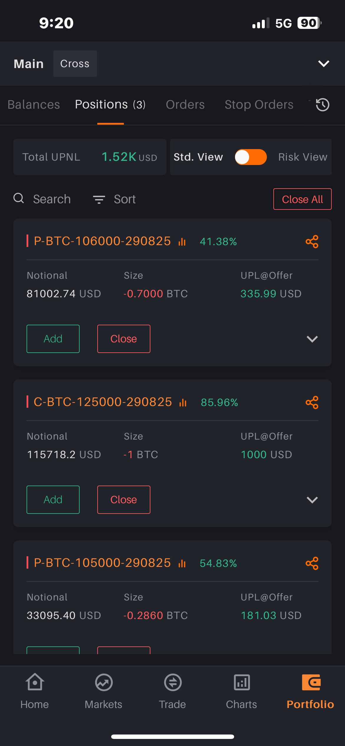 Feedback from trader 3